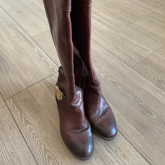 Vince Camino Over the Knee Chestnut Boots - 8 - Picture 7 of 13